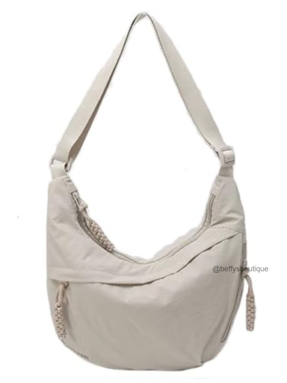 Hobo Shoulder Bag Waterproof Nylon Crossbody Crescent Purse Slouchy Everyday